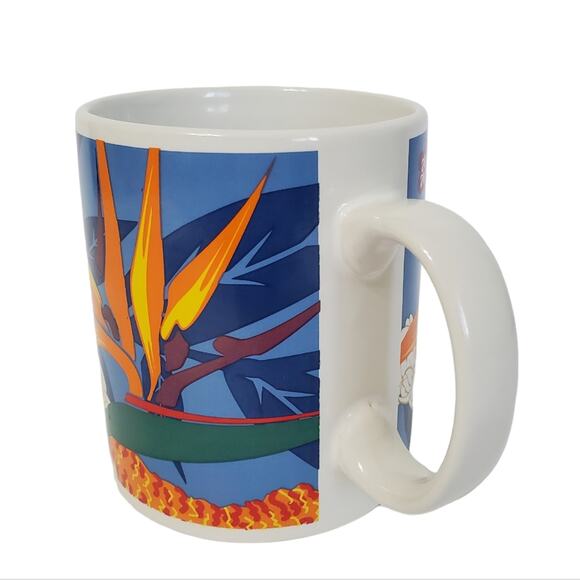 Hilo Hattie Vintage circa 1999 Souvenir Coffee Mug "Bird of Paradise" Ha… - Picture 2 of 8